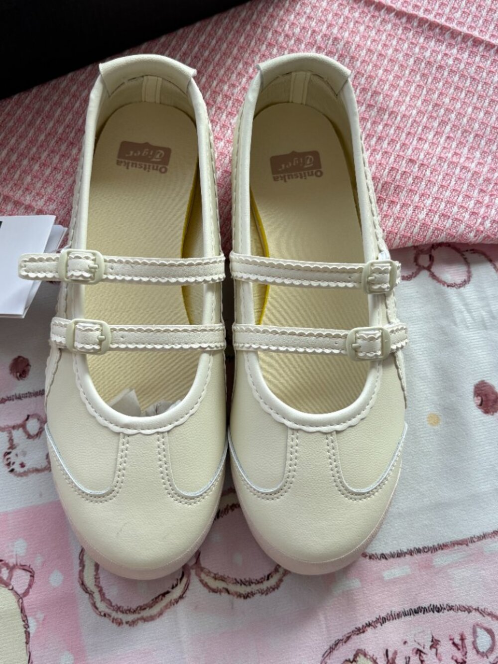 Onitsuka Tiger Mexico 66 Ballerina Off White Mary Jane Shoes - Picture 2 of 8